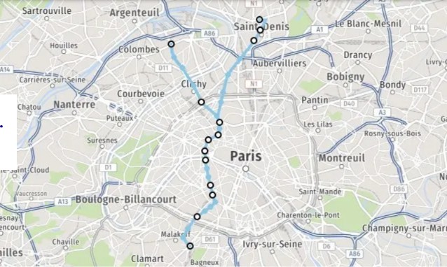 Itinéraire Du Métro Ligne 13
