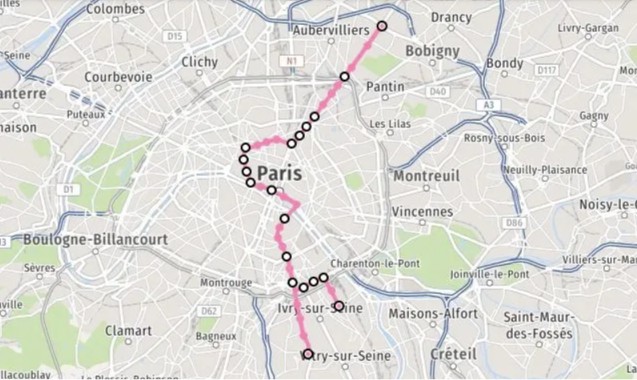 Itinéraire Du Métro Ligne 7