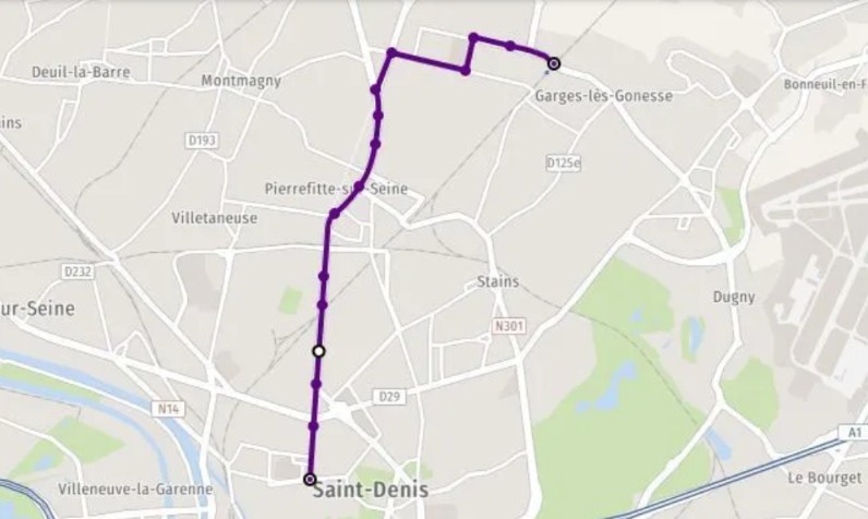 Itinéraire Du Tram T5