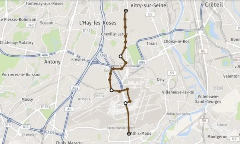 Itinéraire Du Tram T7