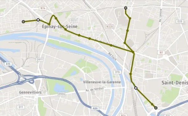 Itinéraire Du Tram T8