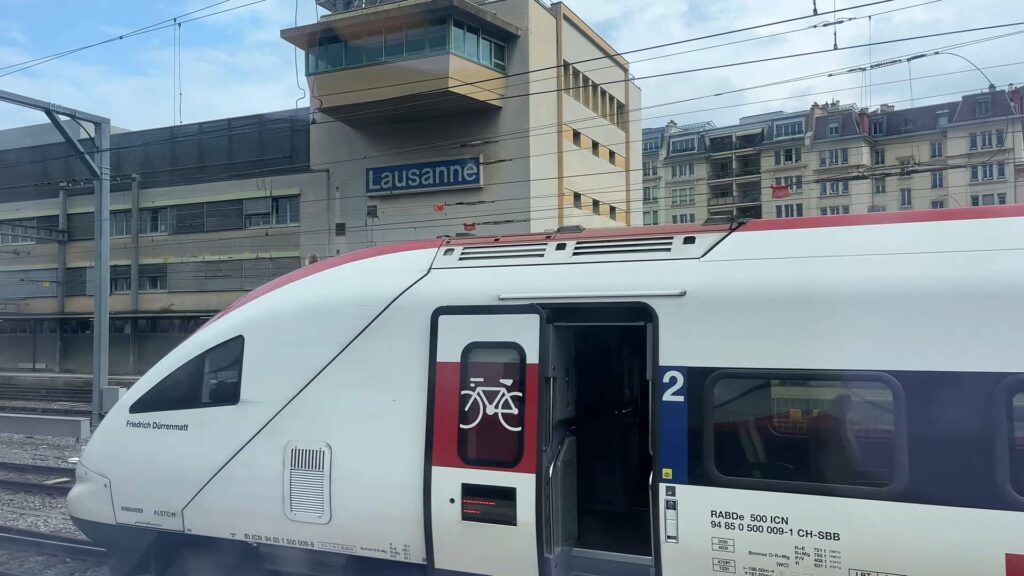 Arrivée à Lausanne