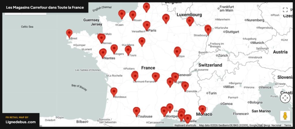 Les Magasins Carrefour Dans Toute La France