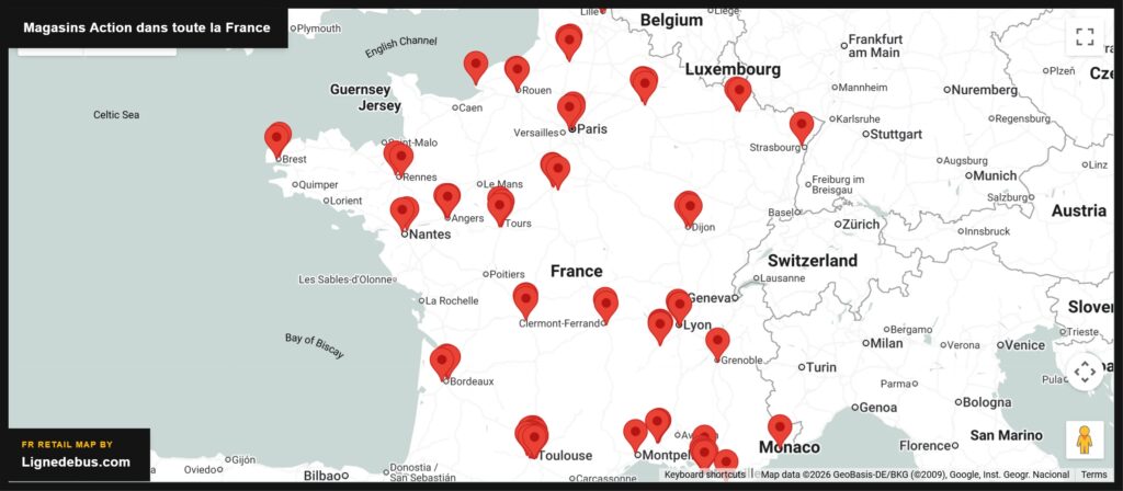 Magasins Action Dans Toute La France