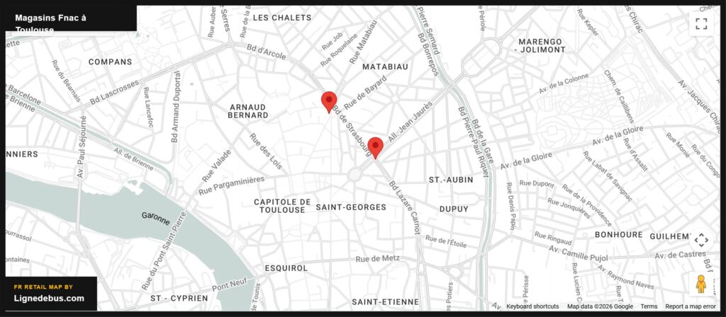 Magasins Fnac à Toulouse