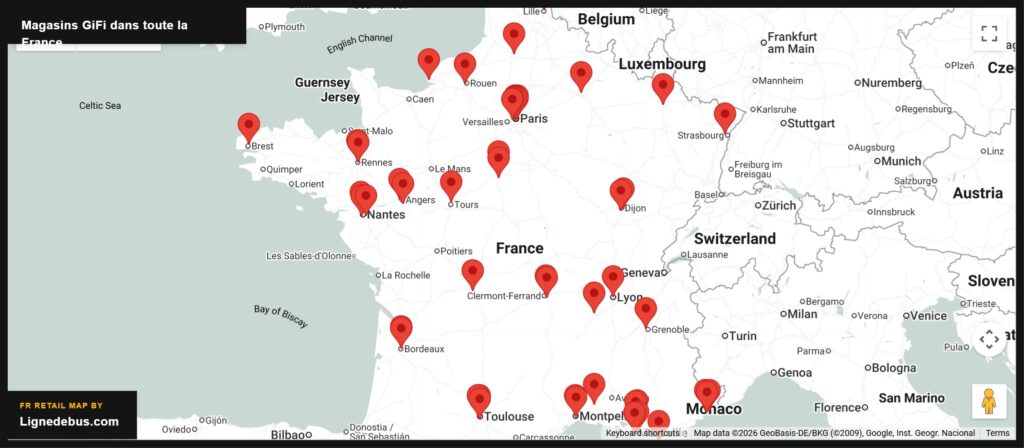Magasins Gifi Dans Toute La France