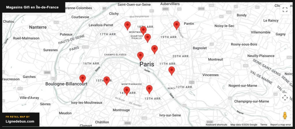 Magasins Gifi En Île De France