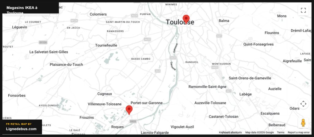 Magasins Ikea à Toulouse