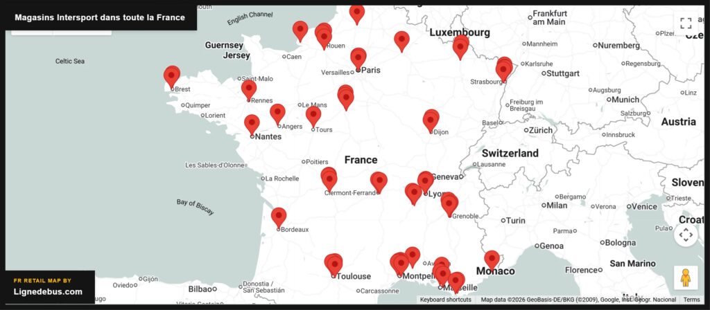 Magasins Intersport Dans Toute La France