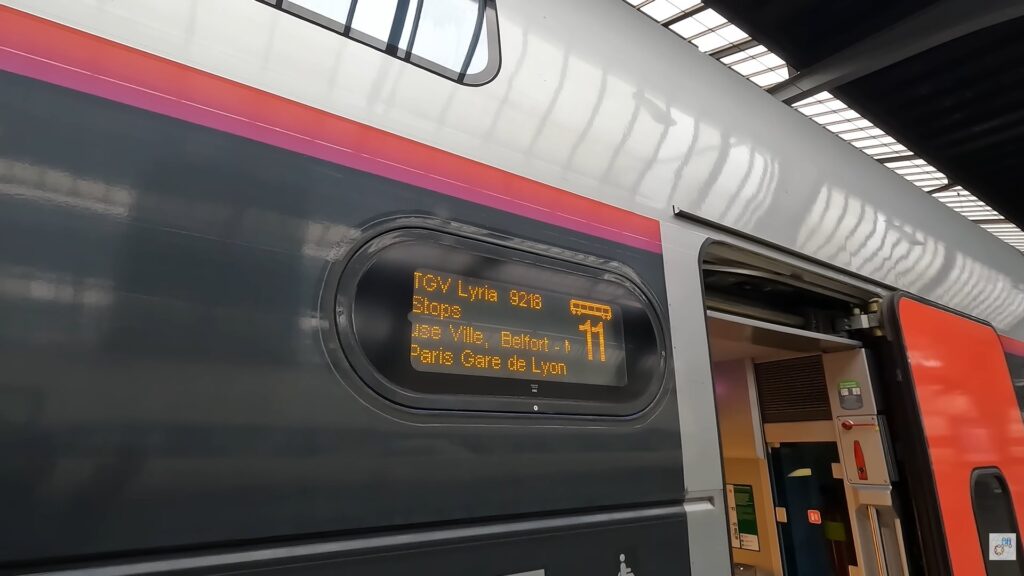 Tgv Lyria Paris Zurich N° 9218
