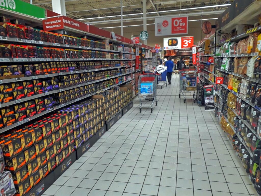 Inside Carrefour Claye Souilly