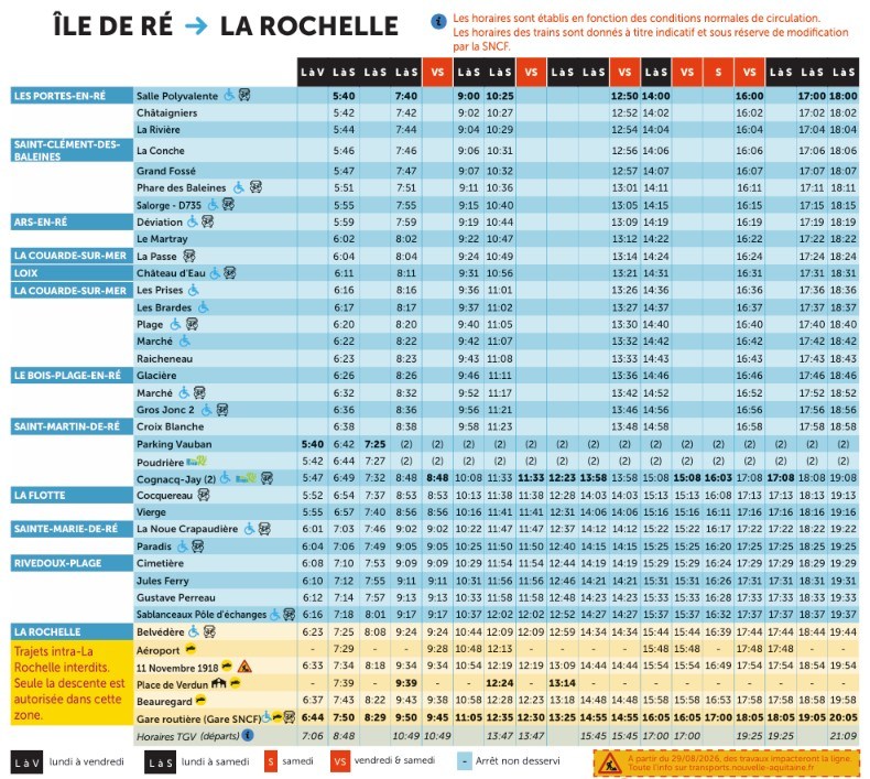 Bus Ligne 150 Île De Ré – La Rochelle Routière 1