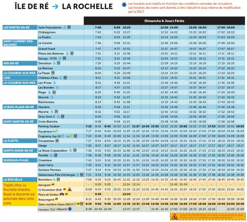 Bus Ligne 150 Île De Ré – La Rochelle Routière 2
