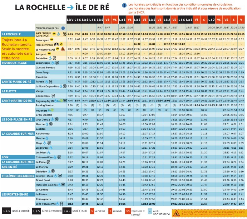 Bus Ligne 150 La Rochelle – Île De Ré Routière 1