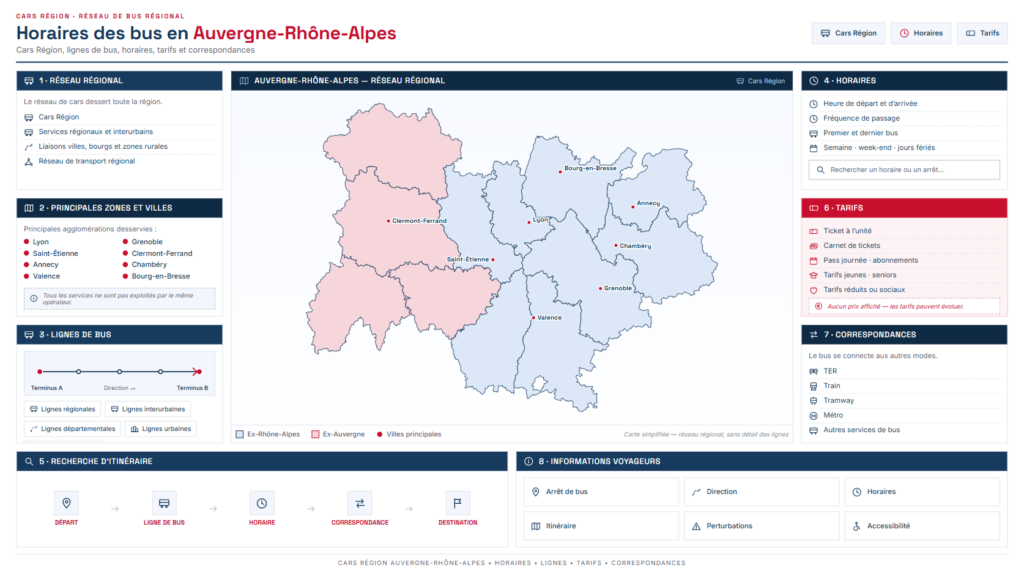 Horaires Des Bus En Auvergne Rhône Alpes