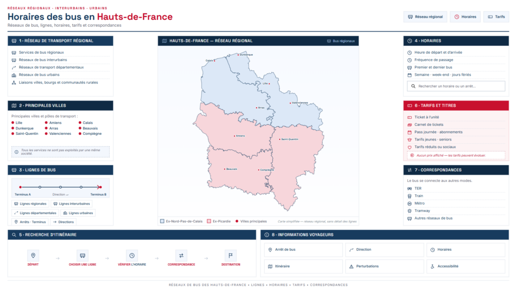 Horaires Des Bus En Hauts De France